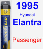 Passenger Wiper Blade for 1995 Hyundai Elantra - Assurance