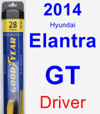 Driver Wiper Blade for 2014 Hyundai Elantra GT - Assurance