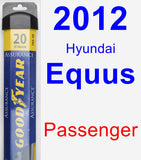 Passenger Wiper Blade for 2012 Hyundai Equus - Assurance