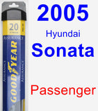 Passenger Wiper Blade for 2005 Hyundai Sonata - Assurance