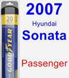 Passenger Wiper Blade for 2007 Hyundai Sonata - Assurance