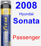 Passenger Wiper Blade for 2008 Hyundai Sonata - Assurance