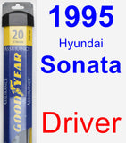 Driver Wiper Blade for 1995 Hyundai Sonata - Assurance