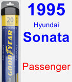 Passenger Wiper Blade for 1995 Hyundai Sonata - Assurance