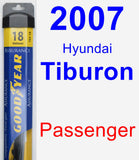 Passenger Wiper Blade for 2007 Hyundai Tiburon - Assurance
