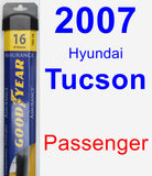 Passenger Wiper Blade for 2007 Hyundai Tucson - Assurance