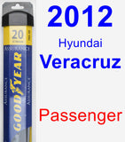 Passenger Wiper Blade for 2012 Hyundai Veracruz - Assurance