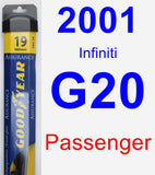 Passenger Wiper Blade for 2001 Infiniti G20 - Assurance