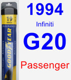 Passenger Wiper Blade for 1994 Infiniti G20 - Assurance