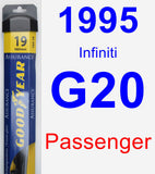 Passenger Wiper Blade for 1995 Infiniti G20 - Assurance