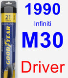 Driver Wiper Blade for 1990 Infiniti M30 - Assurance