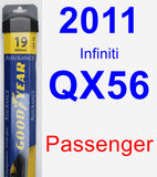 Passenger Wiper Blade for 2011 Infiniti QX56 - Assurance