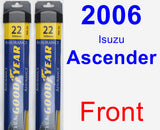 Front Wiper Blade Pack for 2006 Isuzu Ascender - Assurance