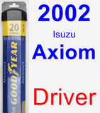 Driver Wiper Blade for 2002 Isuzu Axiom - Assurance