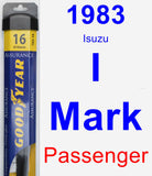 Passenger Wiper Blade for 1983 Isuzu I-Mark - Assurance