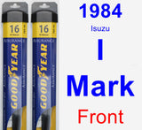 Front Wiper Blade Pack for 1984 Isuzu I-Mark - Assurance