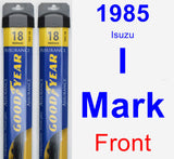 Front Wiper Blade Pack for 1985 Isuzu I-Mark - Assurance