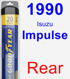 Rear Wiper Blade for 1990 Isuzu Impulse - Assurance