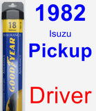 Driver Wiper Blade for 1982 Isuzu Pickup - Assurance