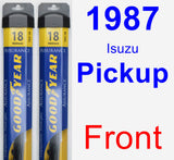 Front Wiper Blade Pack for 1987 Isuzu Pickup - Assurance