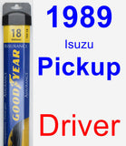 Driver Wiper Blade for 1989 Isuzu Pickup - Assurance