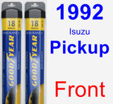 Front Wiper Blade Pack for 1992 Isuzu Pickup - Assurance