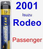 Passenger Wiper Blade for 2001 Isuzu Rodeo - Assurance