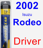 Driver Wiper Blade for 2002 Isuzu Rodeo - Assurance