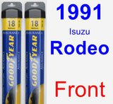 Front Wiper Blade Pack for 1991 Isuzu Rodeo - Assurance