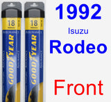 Front Wiper Blade Pack for 1992 Isuzu Rodeo - Assurance