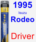 Driver Wiper Blade for 1995 Isuzu Rodeo - Assurance