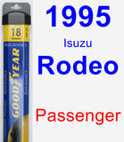 Passenger Wiper Blade for 1995 Isuzu Rodeo - Assurance