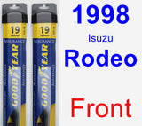 Front Wiper Blade Pack for 1998 Isuzu Rodeo - Assurance