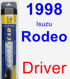 Driver Wiper Blade for 1998 Isuzu Rodeo - Assurance