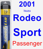 Passenger Wiper Blade for 2001 Isuzu Rodeo Sport - Assurance