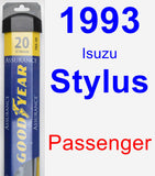 Passenger Wiper Blade for 1993 Isuzu Stylus - Assurance