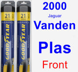 Front Wiper Blade Pack for 2000 Jaguar Vanden Plas - Assurance