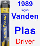 Driver Wiper Blade for 1989 Jaguar Vanden Plas - Assurance