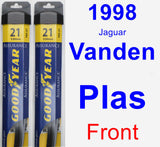 Front Wiper Blade Pack for 1998 Jaguar Vanden Plas - Assurance