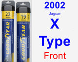 Front Wiper Blade Pack for 2002 Jaguar X-Type - Assurance