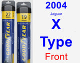 Front Wiper Blade Pack for 2004 Jaguar X-Type - Assurance