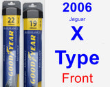 Front Wiper Blade Pack for 2006 Jaguar X-Type - Assurance
