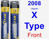 Front Wiper Blade Pack for 2008 Jaguar X-Type - Assurance