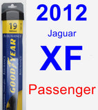 Passenger Wiper Blade for 2012 Jaguar XF - Assurance