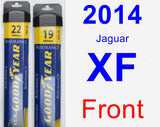 Front Wiper Blade Pack for 2014 Jaguar XF - Assurance