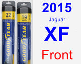 Front Wiper Blade Pack for 2015 Jaguar XF - Assurance