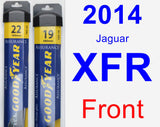 Front Wiper Blade Pack for 2014 Jaguar XFR - Assurance