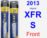 Front Wiper Blade Pack for 2013 Jaguar XFR-S - Assurance