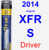 Driver Wiper Blade for 2014 Jaguar XFR-S - Assurance