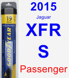 Passenger Wiper Blade for 2015 Jaguar XFR-S - Assurance